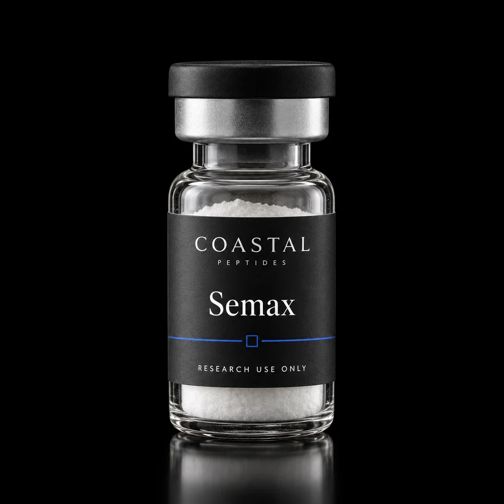 Semax vial packaging concept; sold as a 10-vial pack